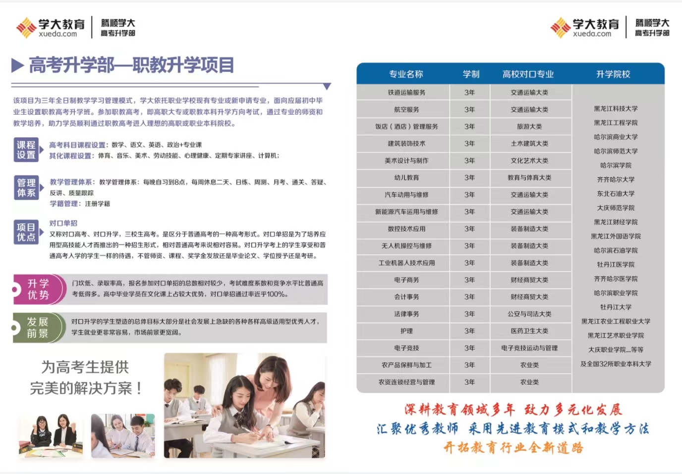 學(xué)大教育中職招生代量